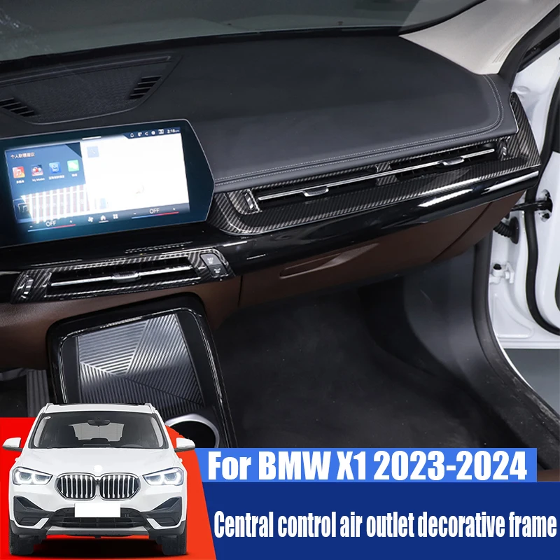 

For BMW X1 2023 2024 Center console air conditioning air outlet decorative frame interior accessories supplies