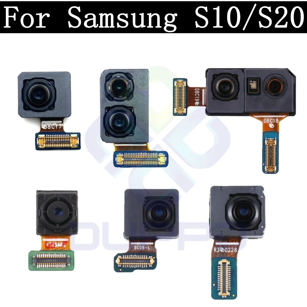 Front Selfie Camera Module For Samsung Galaxy S10 5G S10e S10+plus S20+ S20 Ultra S20 FE G988 G986 G981 G781 G977 G973