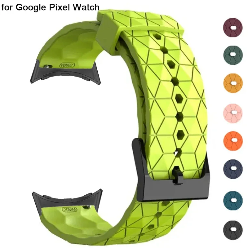 Silicone Strap for Google Pixel Watch 3 2 1 Watch Strap Bracelet correa Replacement for Google Pixel Watch Sport Band