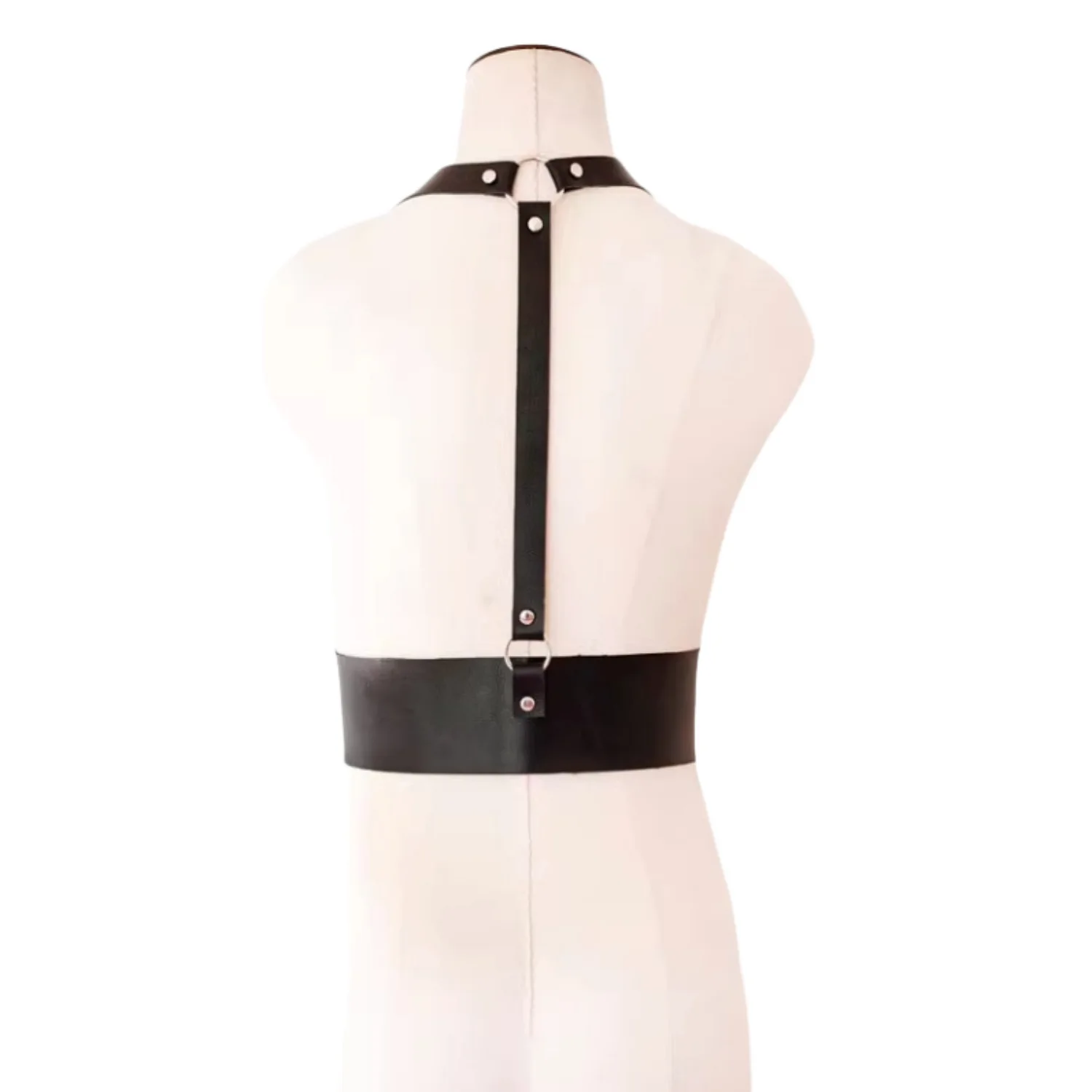 เข็มขัดรัดเอวแบบกว้างสำหรับผู้หญิงรุ่นใหม่ เครื่องประดับแฟชั่นทันสมัยพร้อมดีไซน์แบบห่วงเดี่ยวอเนกประสงค์