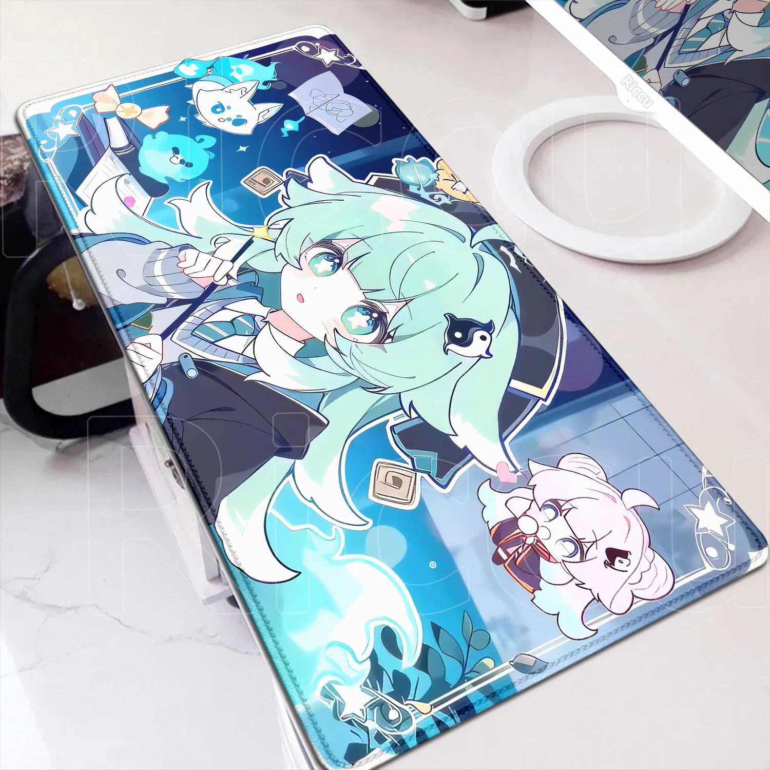 

HD Print E-sports Honkai Star Rail Huohuo Mouse Mat Computer Gaming Keyboard Pad Bailu PC Rubber Mouse Pad 1200x600mm Mousepad