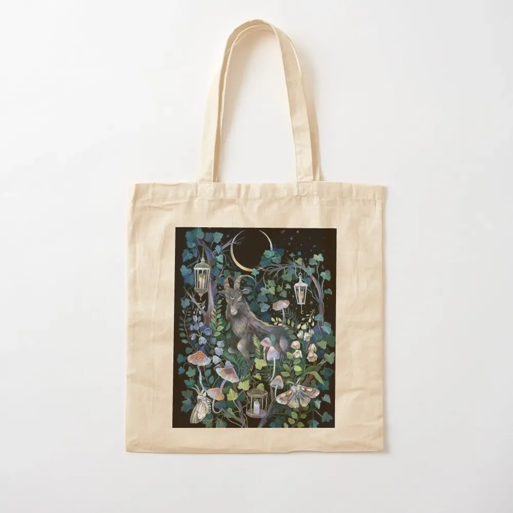 

Black Goat Garden Tote Bag personalized tote Reusable bags Women's bag Gift bag