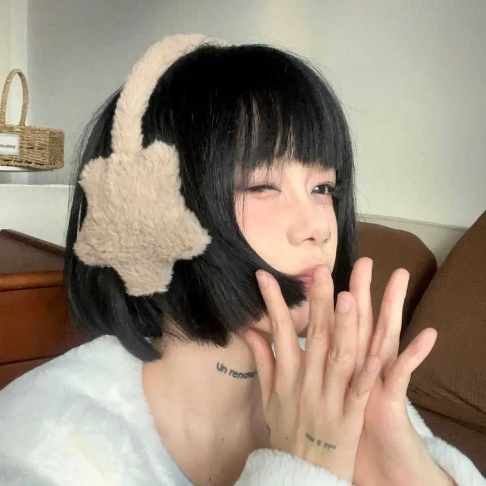 غطاء أذن جديد من القطيفة للحماية من البرد غطاء للأذن شتوي دافئ غطاء للأذنين سميك على شكل رسوم كرتونية #3