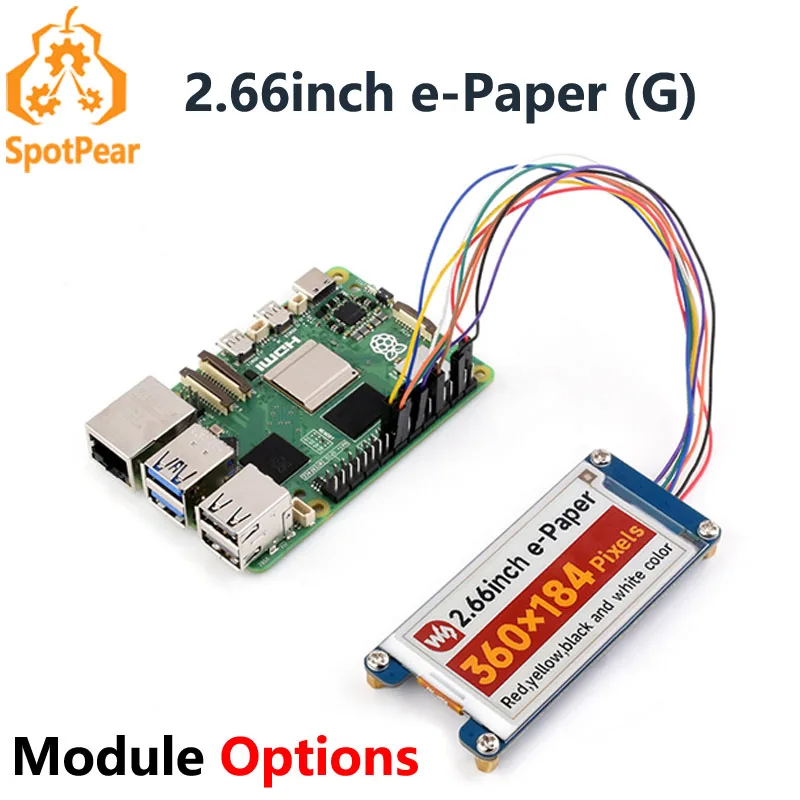 modulo-de-papel-eletronico-de-266-polegadas-g-interface-spi-360x184-e-link-display-para-arduino-raspberry-pi-stm32