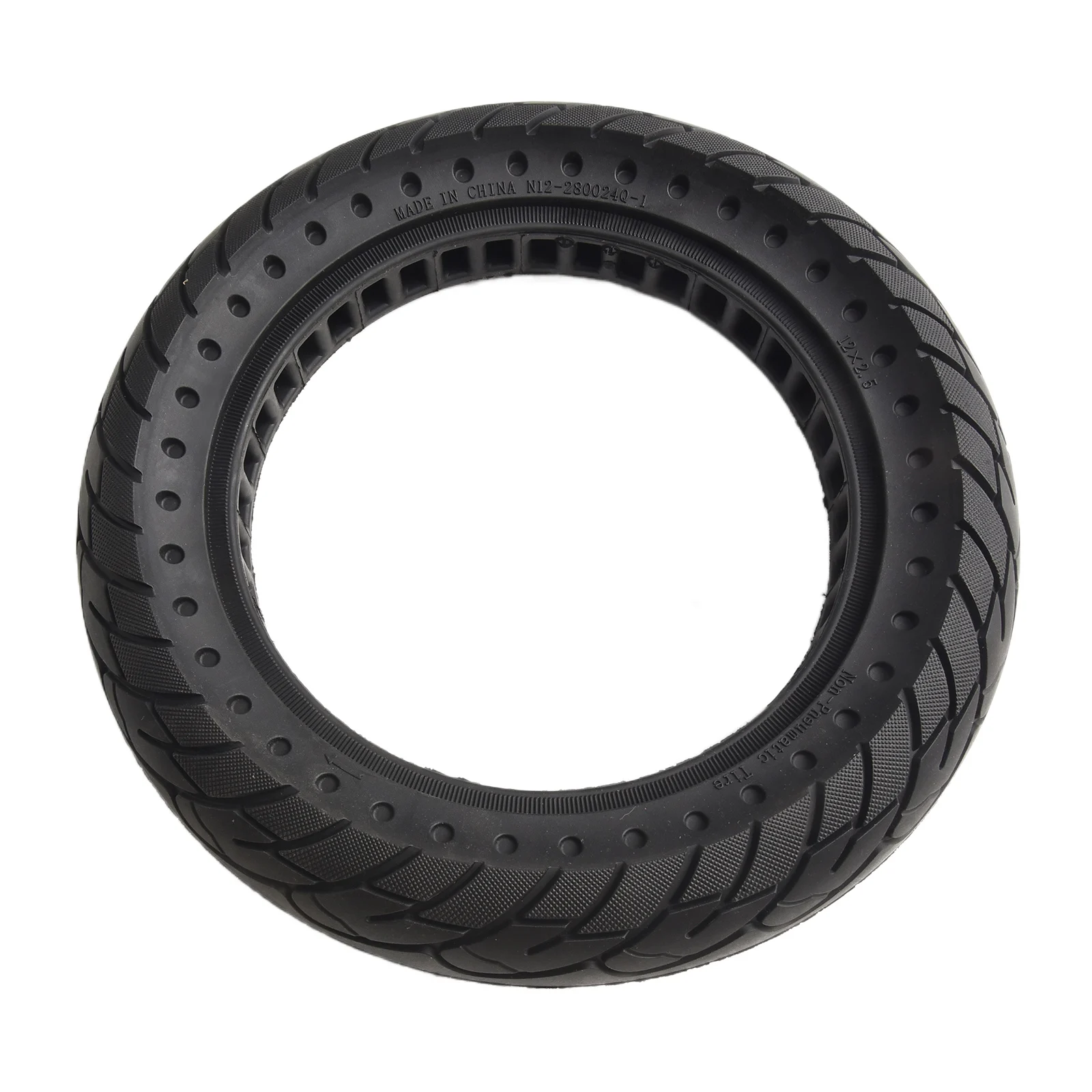 Anti-puncture Tires 12x2.50 Tires Wear-resistant Wheel Hub Inner Slot Width 24-32mm Anti-flat Tire Dense Pattern