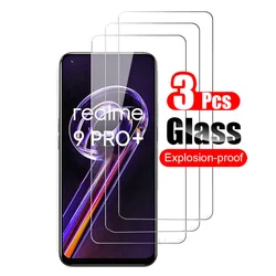 3Pcs For Oppo Realme 9 Pro+ 9i Tempered Glass Screen Protector Shield For Realme9 Pro Plus 5G Speed Protective Glass Film 10H