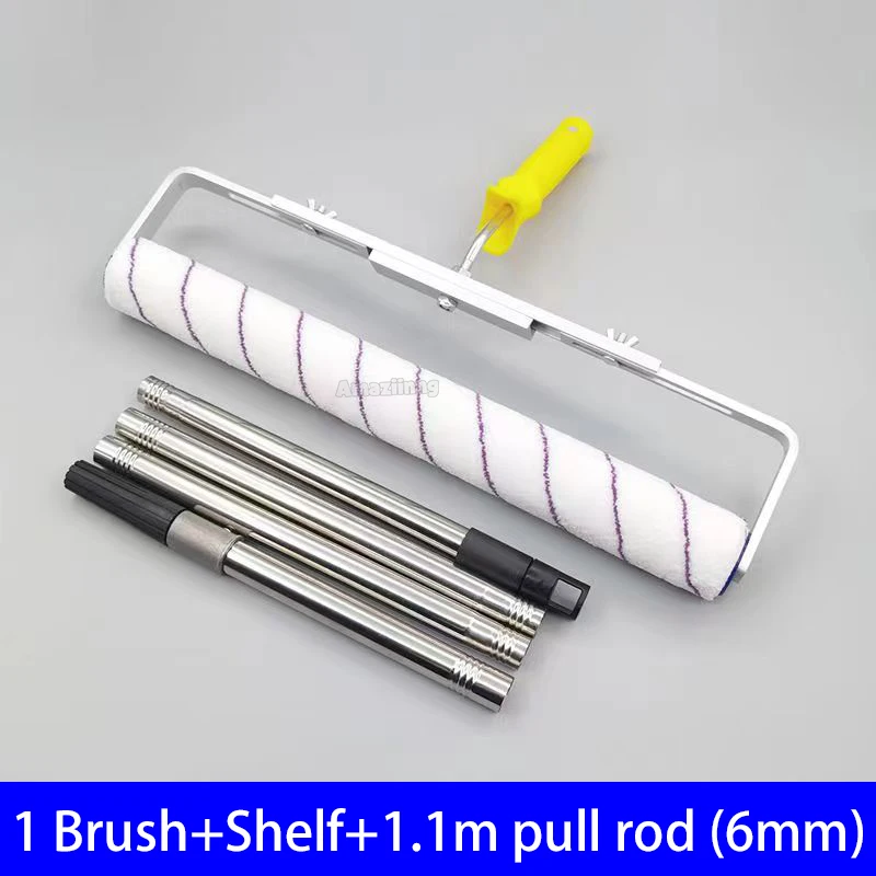 18 inch Verfroller Borstel Korte-Midden-Lange Pluche Schilderen Handvat Tool Voor Muur Decoratieve 6 MM/9 MM Schilderen Handvat Tool Ondersteuning