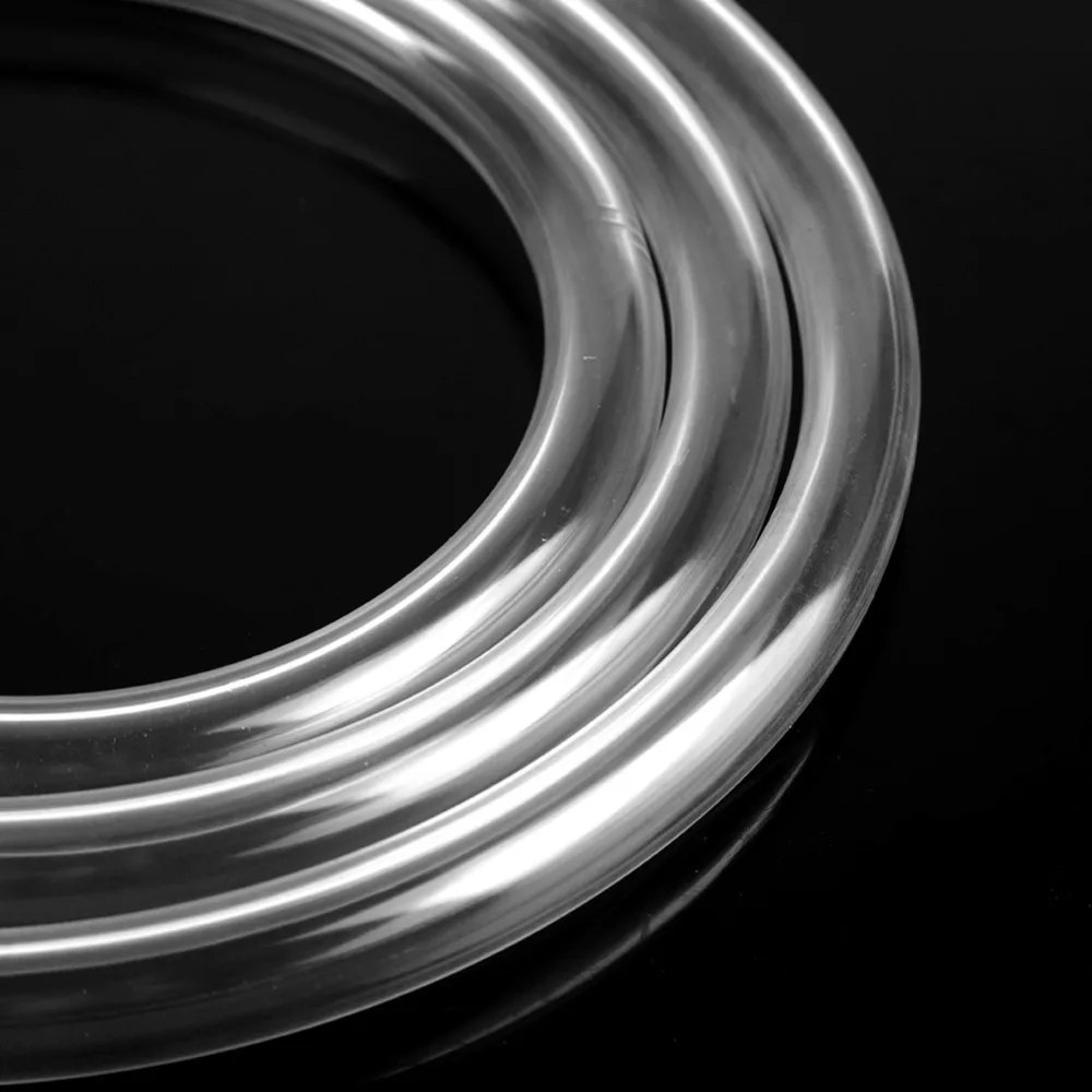 PVC + Brass 1.8M Anti-static PVC Siphon Hose Transparent Length 1.8m Purple Copper Siphon Oil Extractor