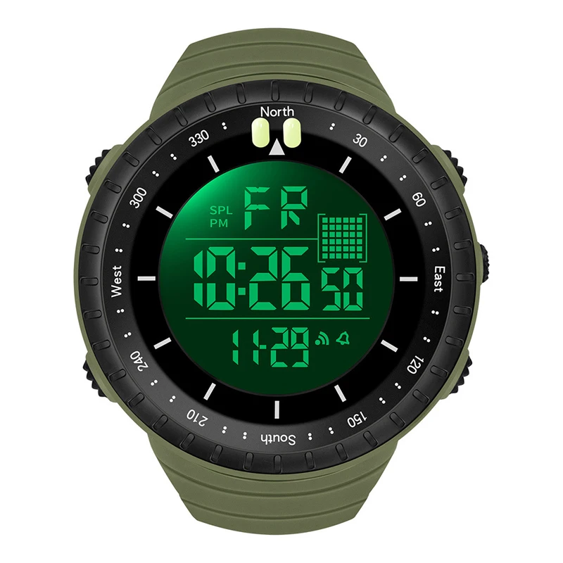 Nuevo reloj Digital deportivo, relojes de moda para hombre, cronómetro con indicador de fecha y semana, reloj electrónico resistente al agua para exteriores sk85