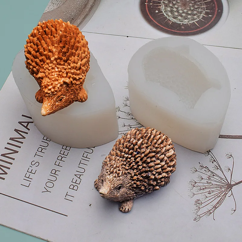 Hedgehog Mold Hedgehog Animal Molds Soap Mold Candle Resin Molds Chocolate Mold Baking Mold Gummy Sugarcraft Mold