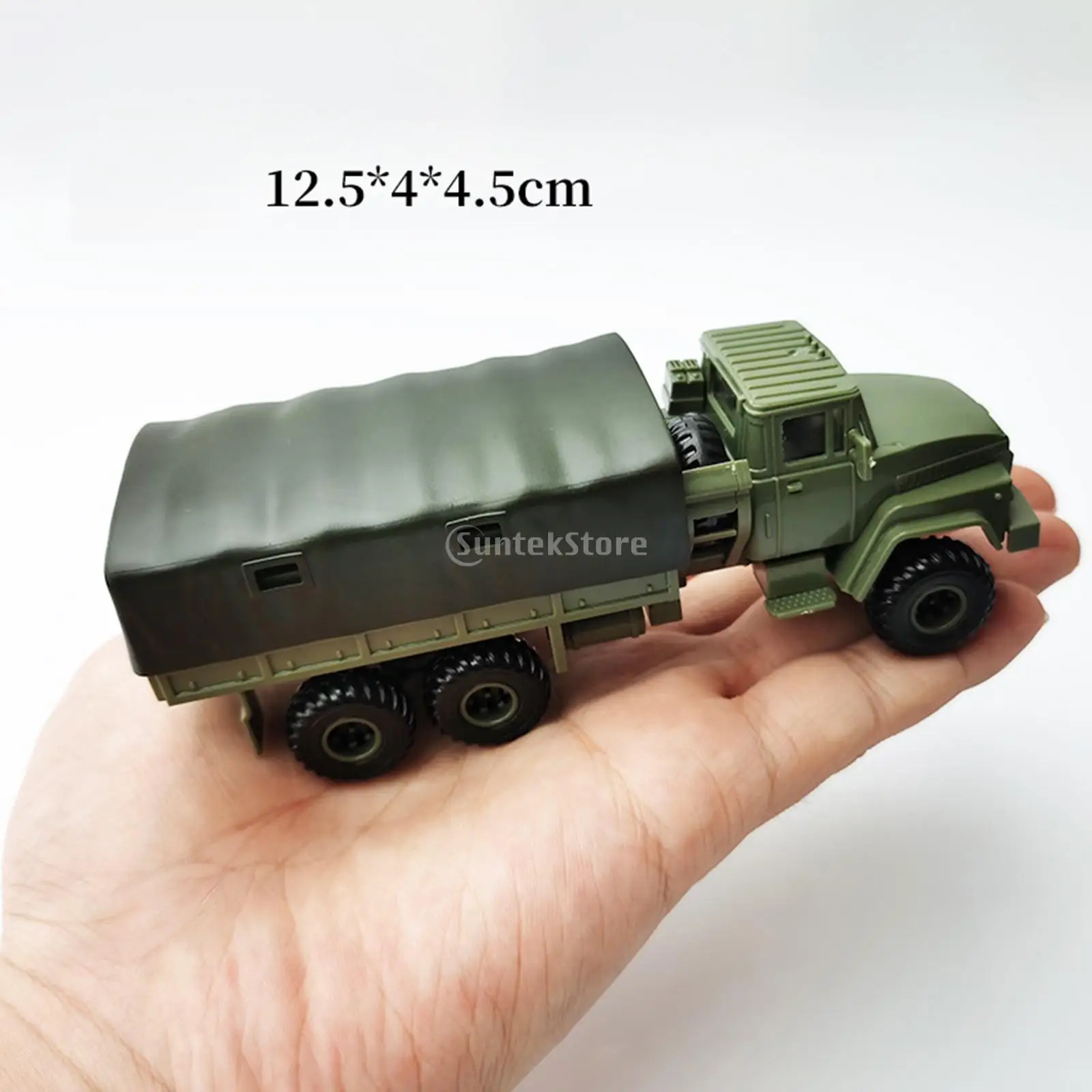 1:72 Scale Car Trunk Model Armored Carrier Plastic Building Block Assembling Model Army Action Figure Assembly Decor Ornament