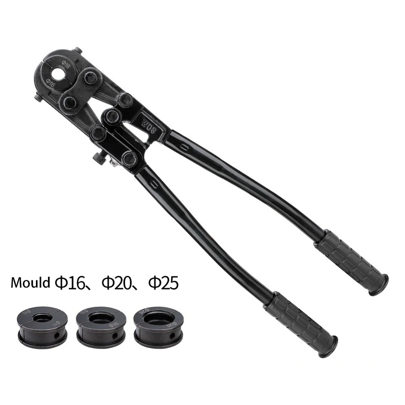 CW-1625 Manual Mechanical Pipe Clamp Wrench Stainless Steel Pipe Vice Pliers For Copper Tube Sleeve Aluminium Plastic