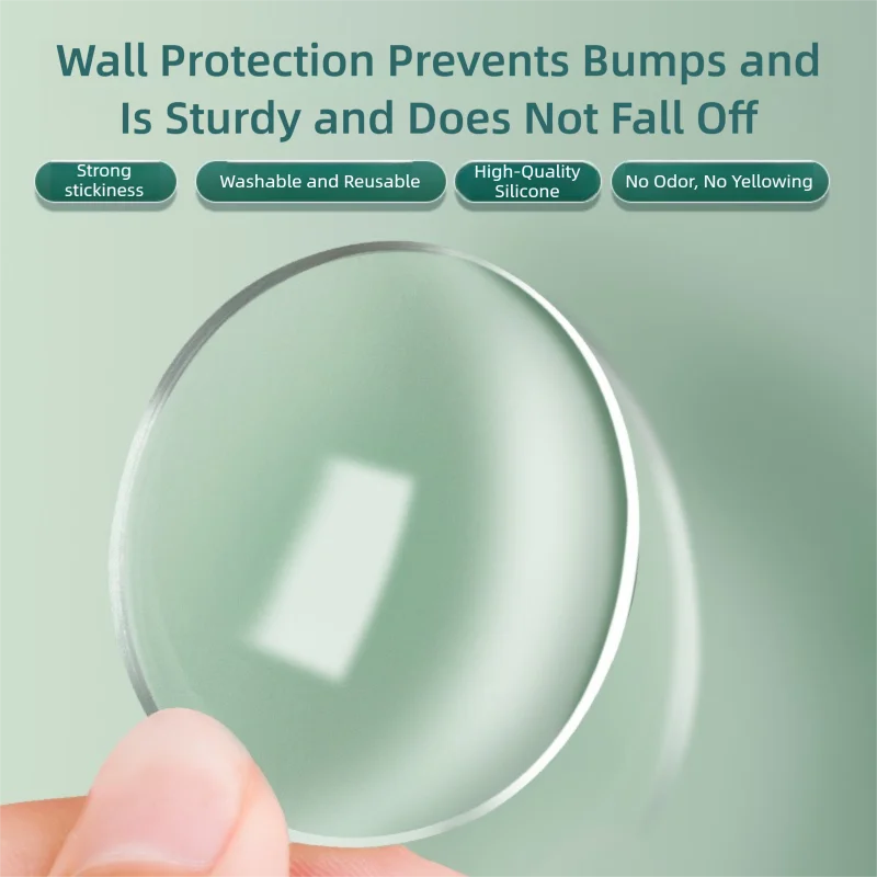 Door Stickers Self-Adhesive Anti-Collision Cabinet Refrigerator Door Mute Transparent Waterproof Sticker Wall Stickers