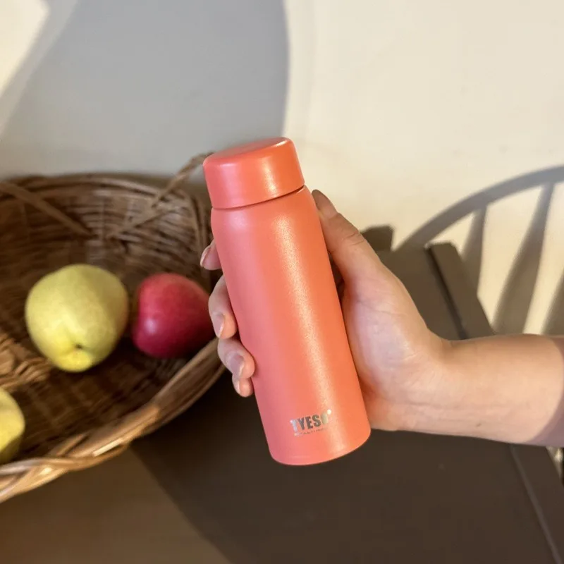 TYESO 150/200ml Mini Pocket Thermos Cup Keep Hot＆Cold Thermal Coffee Mug Double Wall Vacuum Flasks Portable Home/Office Tumbler