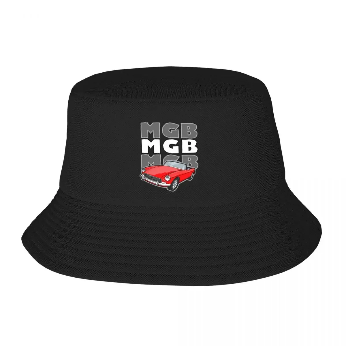 MG MGB - RED CONVERTIBLE Bucket Hat Snapback Cap Gentleman Hat Caps Women Men's