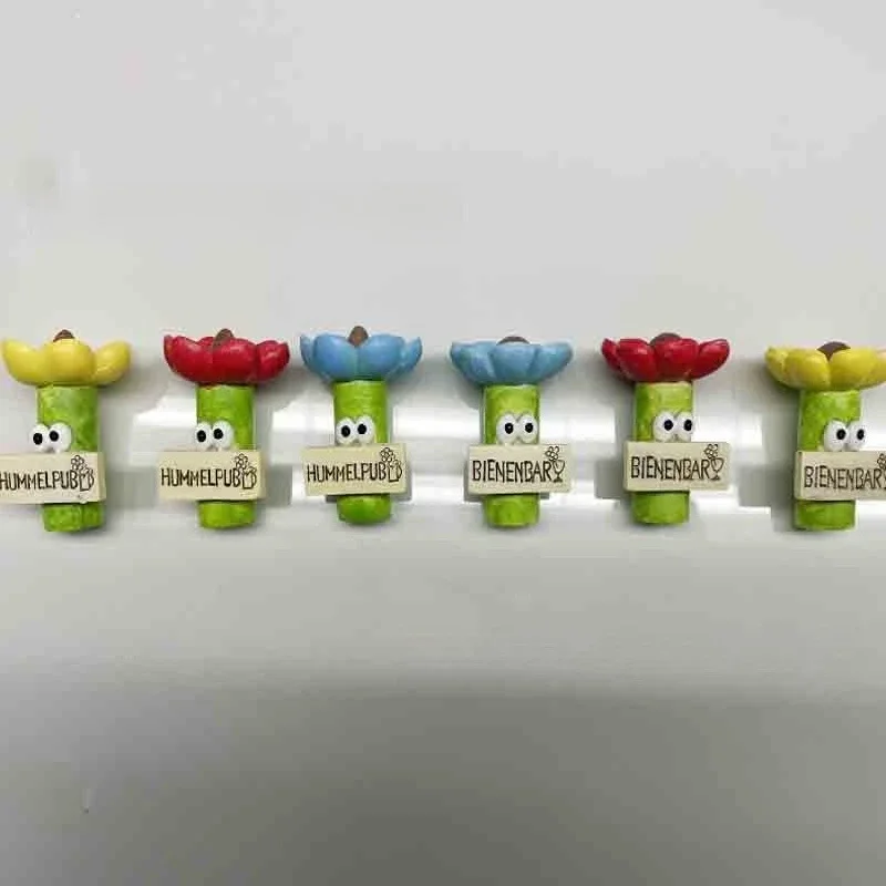 ديكور حديقة هاملبوب غريب الأطوار - حصة على شكل زهرة مع عيون جوجلي، زخرفة فريدة من نوعها في الحديقة والحديقة