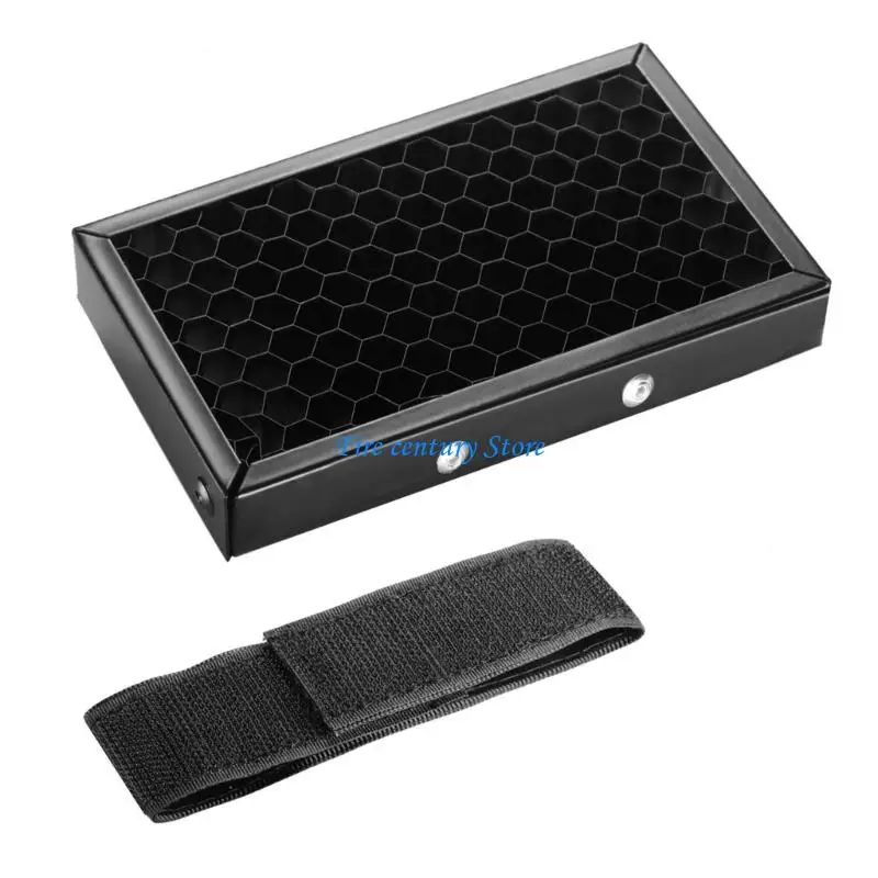 

J6PA Adjustable Honeycomb Filter Flash Cover With Magically Tape For Studio cover Photography Lighting Accessories