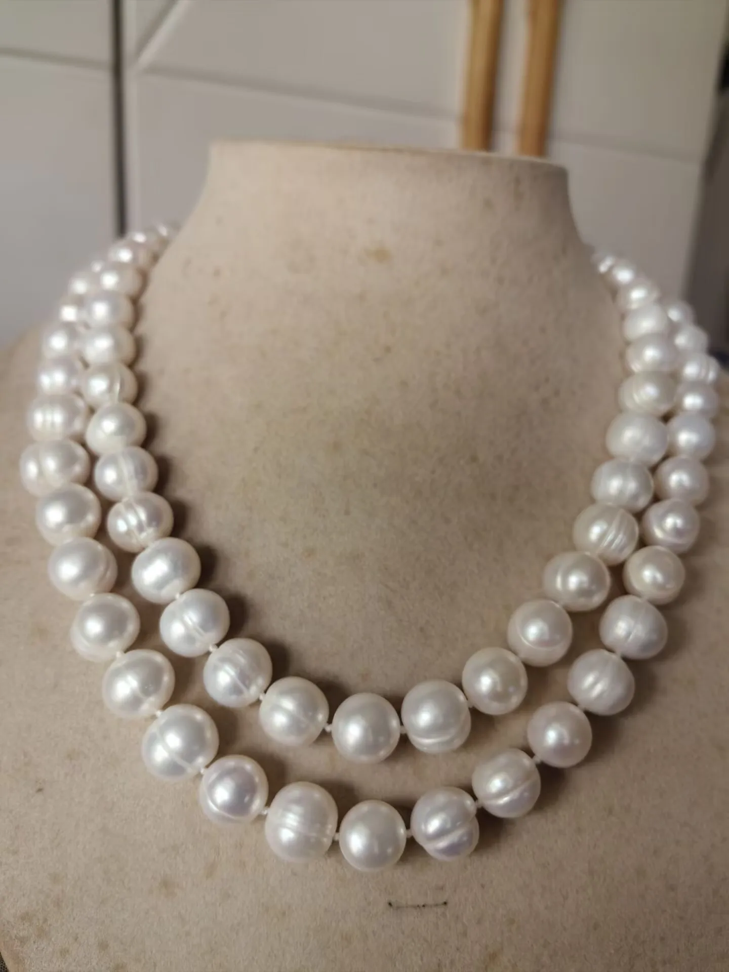 New Extremely large, Precious Elegant AAA+ 11-12mm Natural Akoya Pearl necklace 14K Gold 18inch 19inch 20inch（Actual shooting）