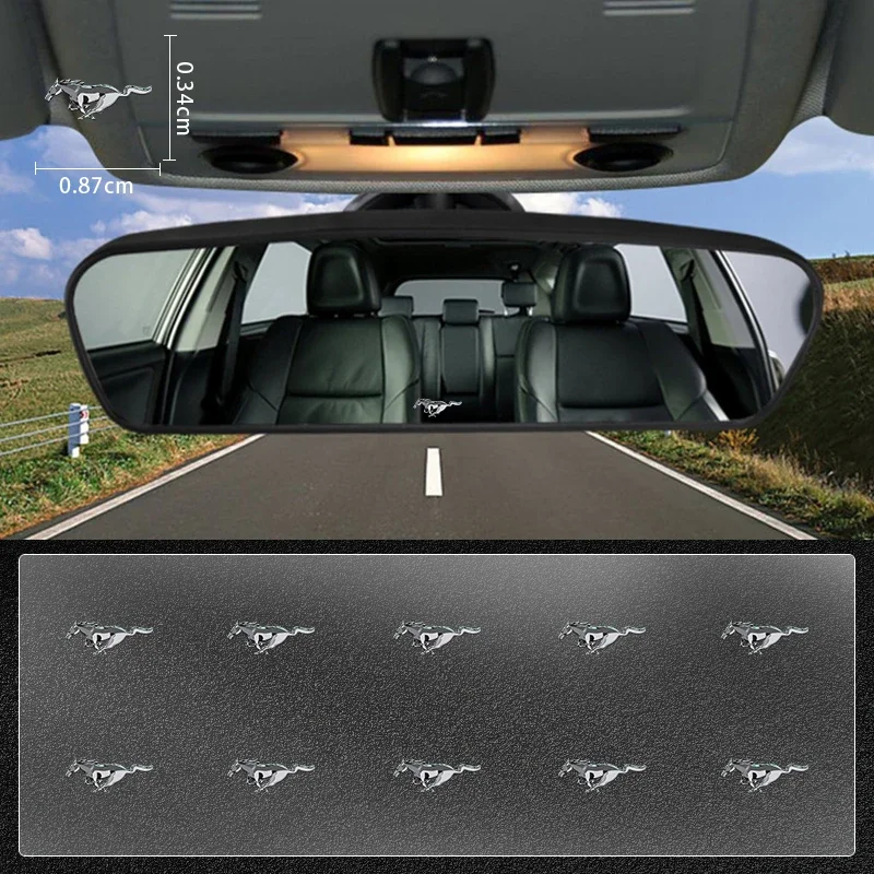 Car Wide-angle Rearview Mirror Reverse Back Rear Mirrors Sticker for Ford Fiesta EcoSport ESCORT Ranger Mondeo Mustang Focus 2 3