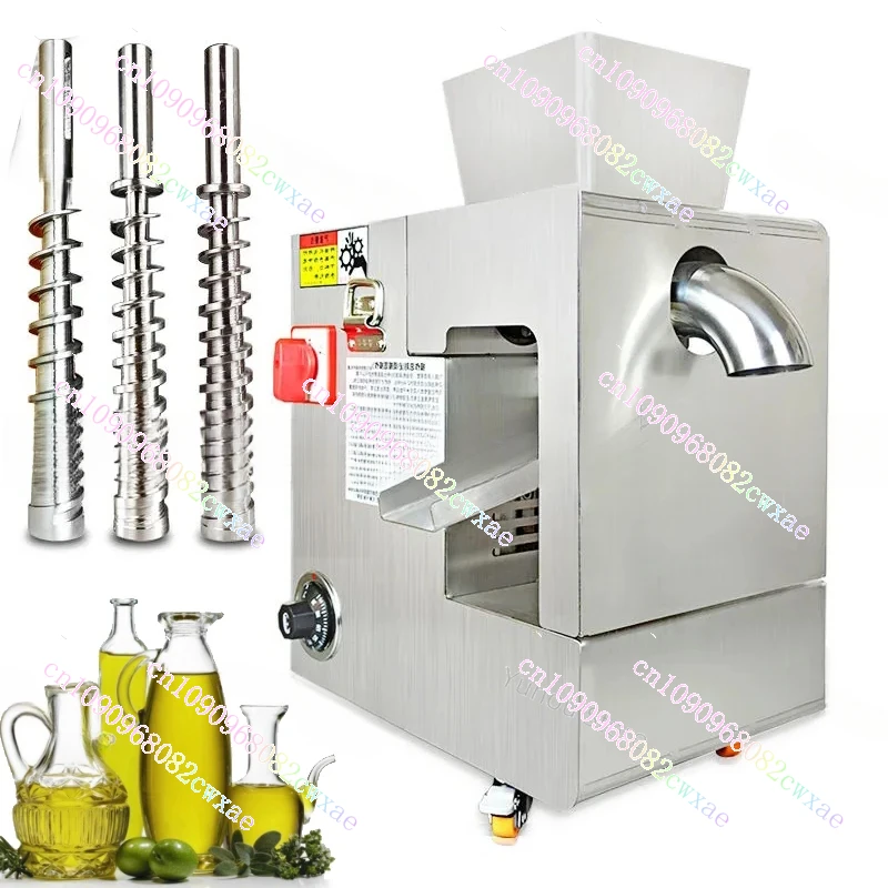 Stainless Steel Oil, Olive Press, Extractor, Commercial, Cold, Hot, ExtractorWalnut, , Sesame, 220V