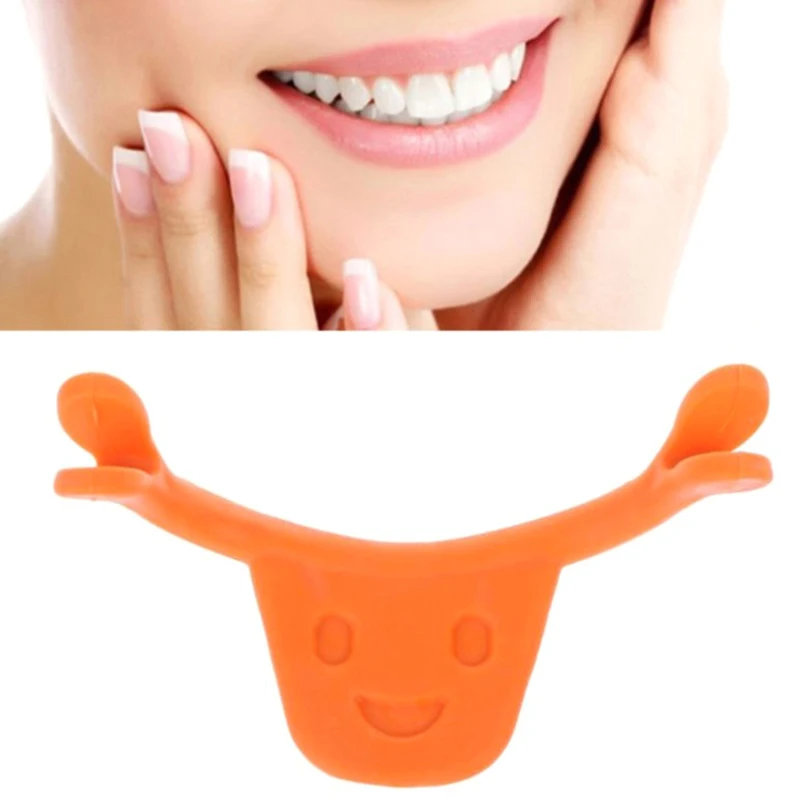 Corretor de sorriso do fabricante de sorriso, treinador de rosto encantador treinador de sorriso cinta de silicone linha facial levantamento boca de treinamento muscular