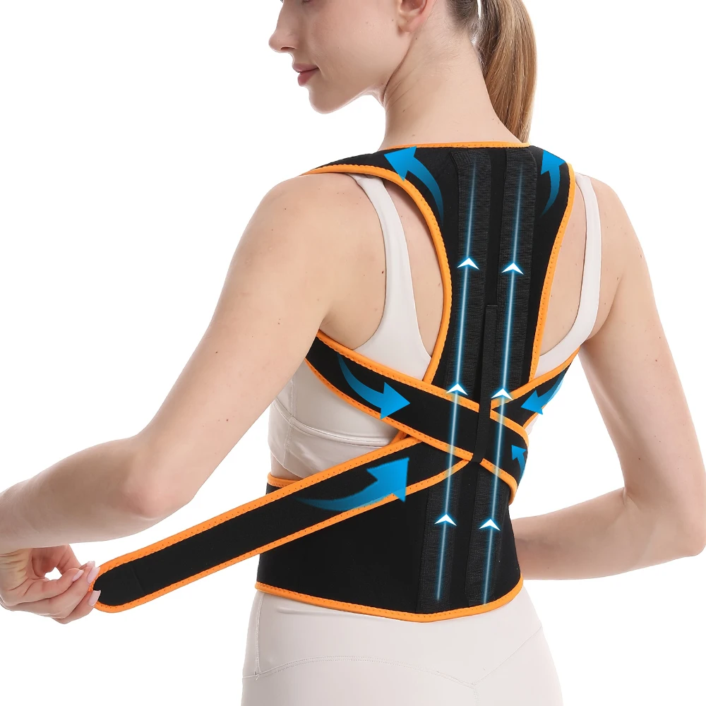 

Корректор осанки спины для мужчин и женщин, регулируемый корсет для всей осанки спины, выпрямитель спины для сколиоза и горбуна