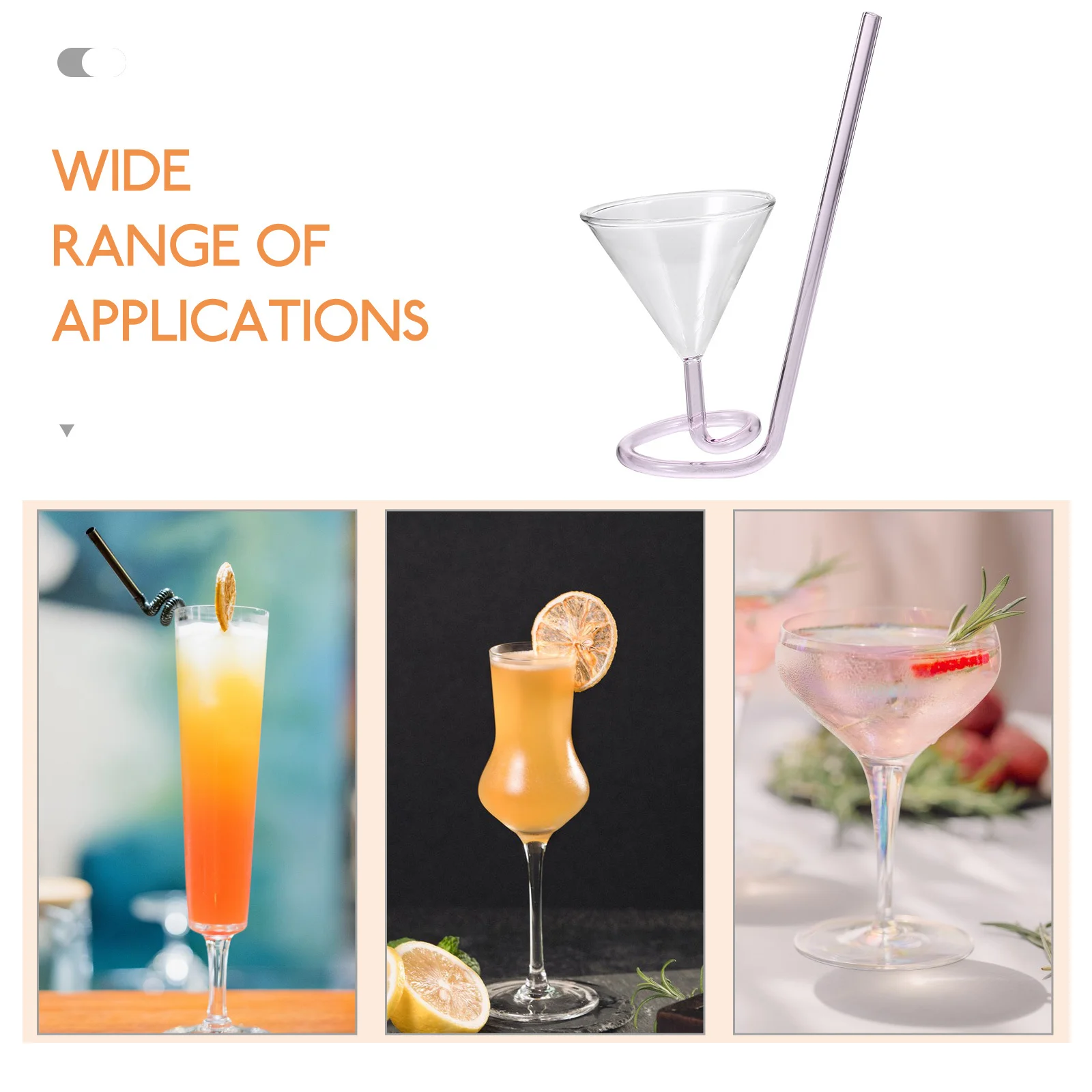 

Margaritas Glasses Clear Drinking Cups Aesthetic Glassware Household Goblet Cocktails Party