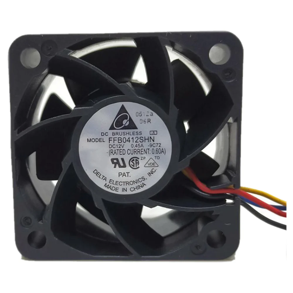 FFB0412SHN 4028 40MM 40X40X28MM Server Fan Big Power Cooling Fan 12V 0.45A Micro-Violent Air Flow Fan 4Pin Connector