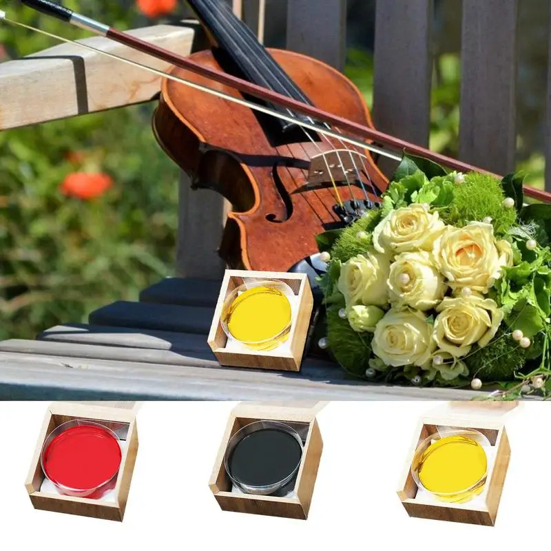 Violin Rosin Musical Instrument Rosin Improve Sound Quality Low Dust Rosin For Horsehair Or Synthetic Bows Stringed Instrument