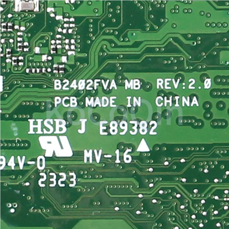 REV.2.0 For ASUS ExpertBook B2 Flip B2402FVA MAIN BOARD SRMJ7 i5-1340P With RAM Notebook Mainboard