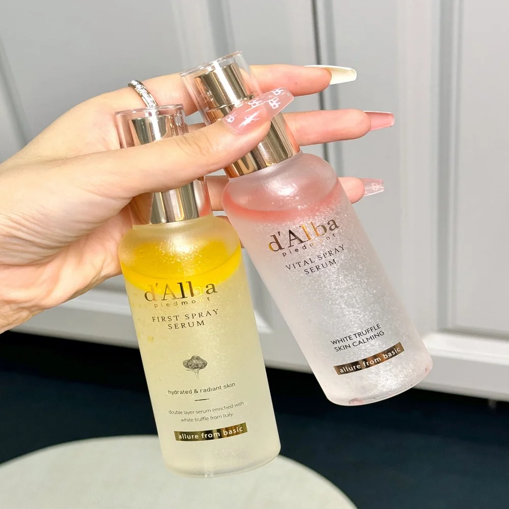 D'Alba الأبيض الكمأة الأولي ضباب الوجه رذاذ مصل خفيفة الوزن الوجه ترطيب واقية من الشمس الهواء صالح الطازجة الشمس عصا العناية بالبشرة #4