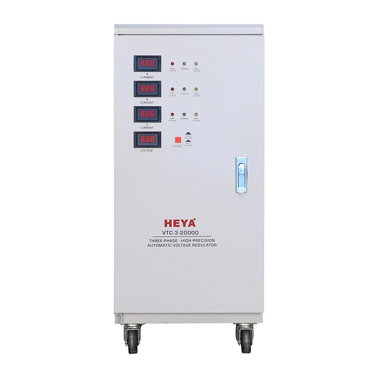 20kw Electron Voltage Stabilizer 3 Phase Servo Motor Automatic Voltage Regulator