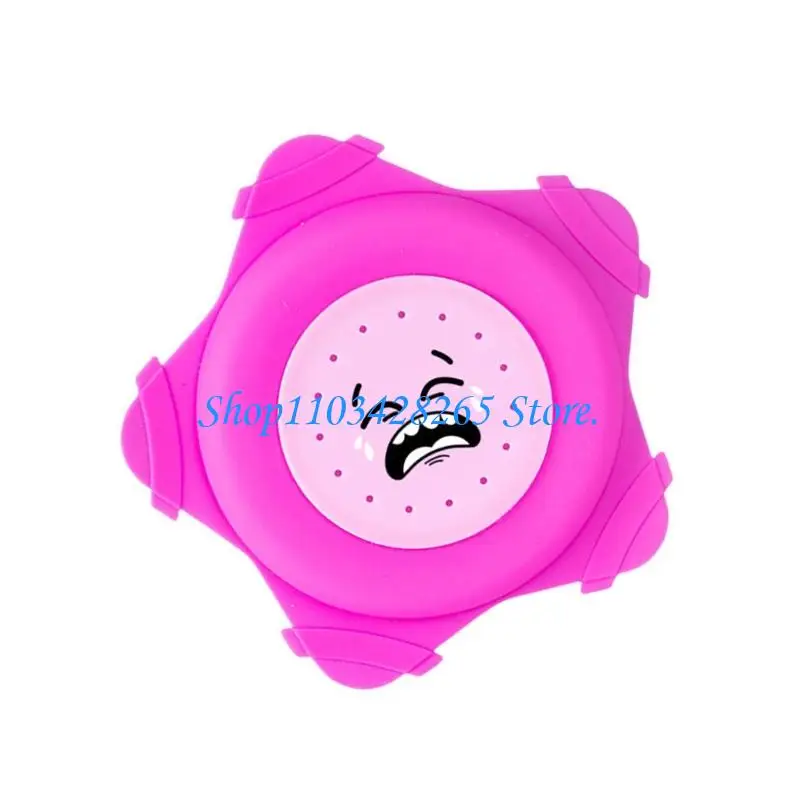 Duurzaam Silicone Splash Flying Disc Squeeze Throwing Water Feature voor kinderen spelen Heldere niet-vervagende kleuren G2TE