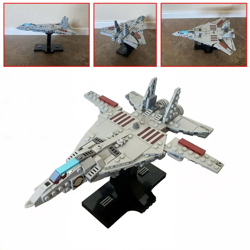 

NEW 308PCS MOC F-14 Tomcat jet Fighter Midi-Scale Building Blocks Set Aircraft Fighter Bricks Model DIY Toys Collection Gifts