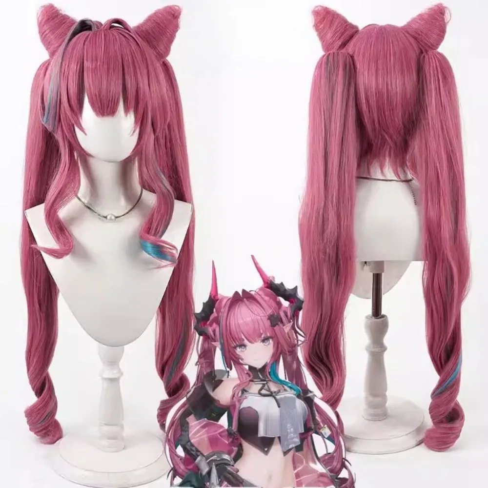 

Парик для косплея Arknights Endfield Yvonne с отдельными прядями и съемным конусным пучком