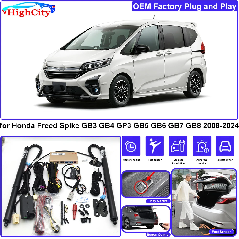 for Honda Freed Spike GB3 GB4 GP3 GB5 GB6 GB7 GB8 OEM Smart Lifting Kit Trunk Electric Tail Gate Lift Powered Tailgate Liftgate