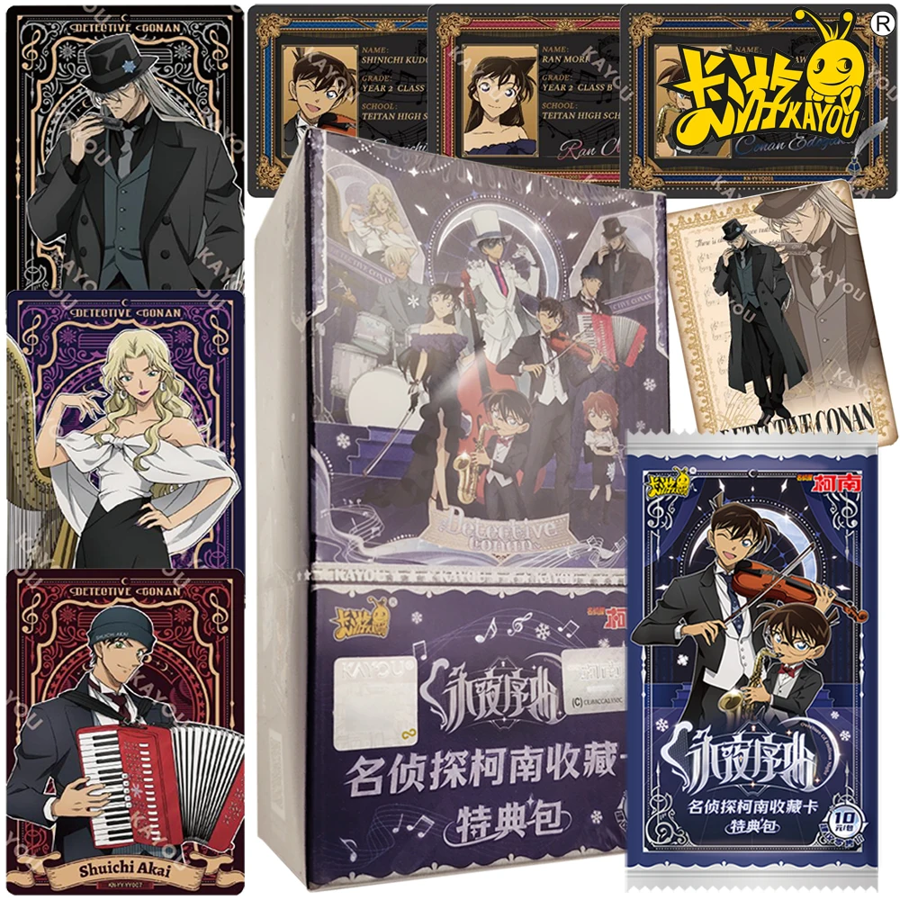 

Новая коллекционная карточка Kayou Genuine Detective Conan: Классические персонажи Кудо Шиничи и Хаттори Хэйдзи. Лимитированная серия. Ценный подарок для фанатов.