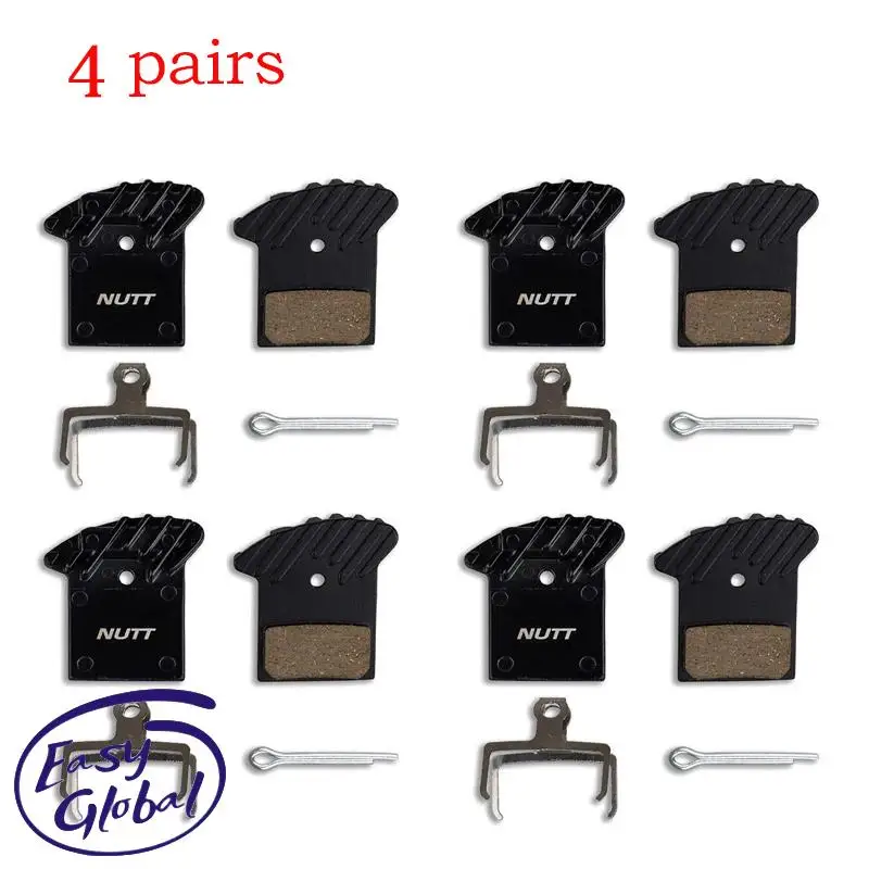 Nutt Bicycle Hydraulic Disc Brake Pad Semi Metal Resin Heat Dissipation Scooter For Nutt Oil Avid Bd1 Bd3 E9