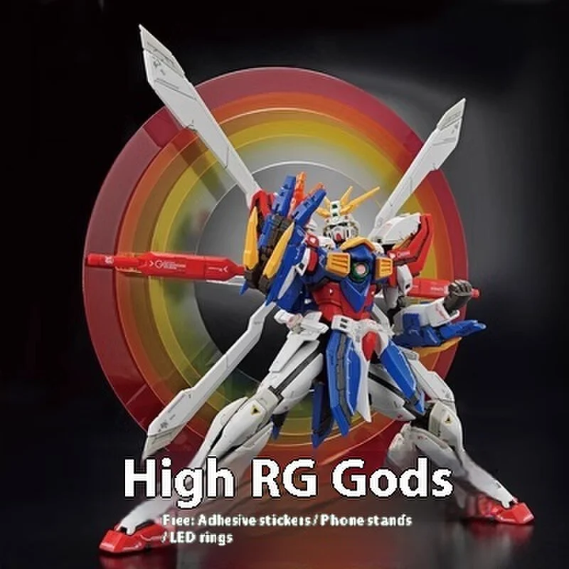 

Gaogao Rg God, модель домашней сборки, 1/144, мобильный истребитель, передача Rg37, Бог с рамкой, Монокай, Коллекционная игрушечная фигурка, подарки