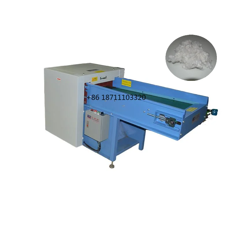 PP Cotton Down Cotton Carding Machine Automatic Conveyor Belt Cotton Opening Machine Home Textile Pillow Loosening Machine