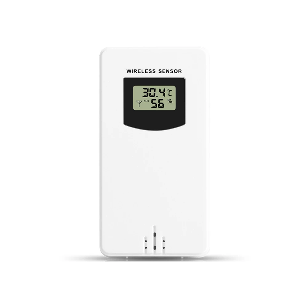 Digital Temperature Humidity Meter Wireless Sensor Hygrometer Electronic 433.92MHz Thermometer Used for FanJu Weather Station