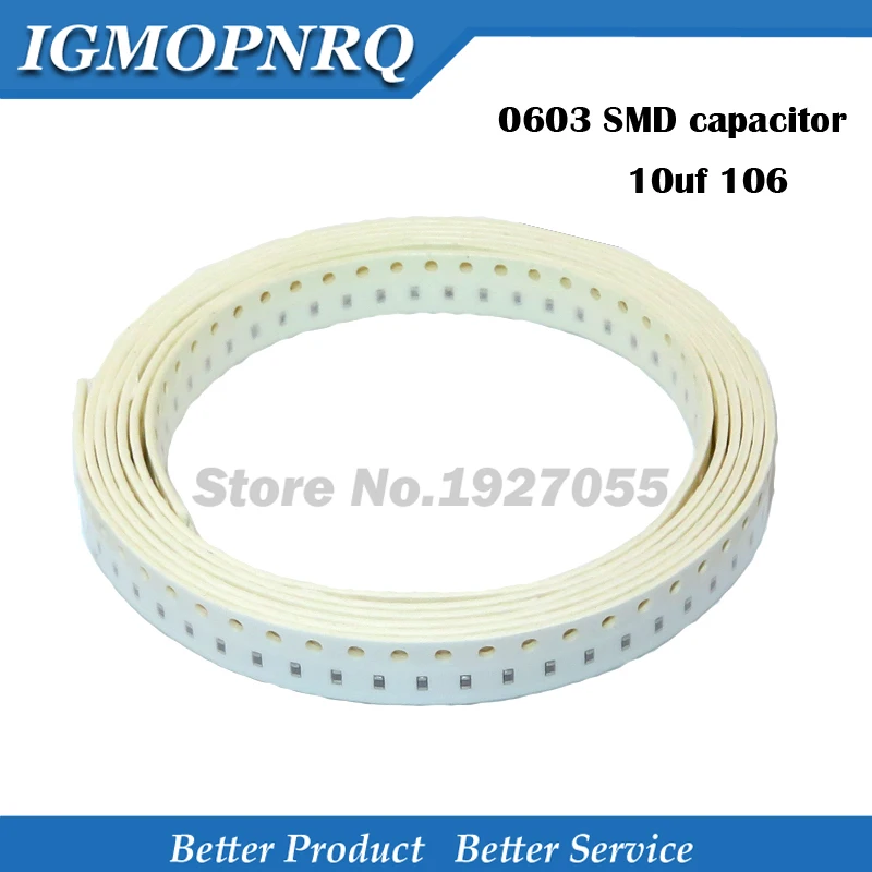 100Pcs 0603 10Uf 6.…
