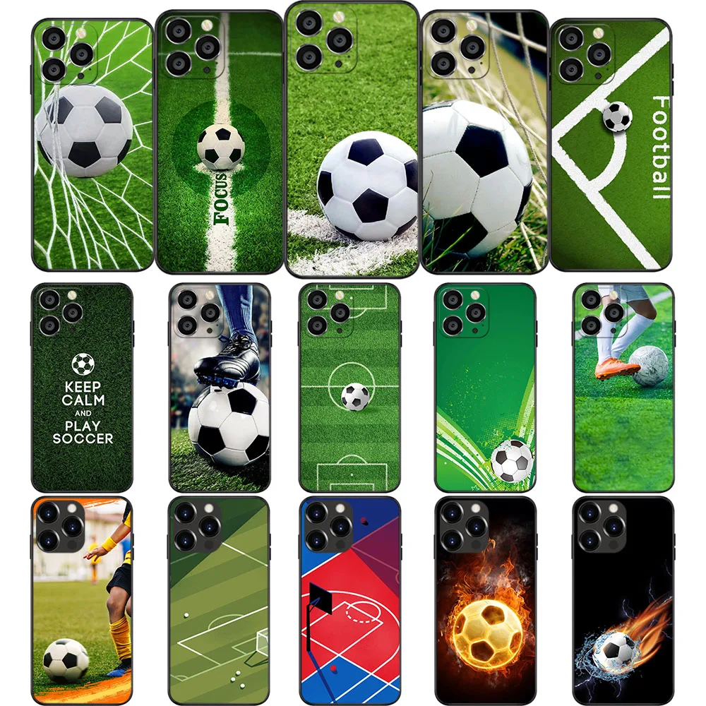 UK-63 Hot Football Soccer Soft Case For VIVO Y31 Y53 Y20i Y91 Y69 Y71 Y81 Y81S Y20s Y12S Y11S Y30 Y50 Y51 Y51A Y10