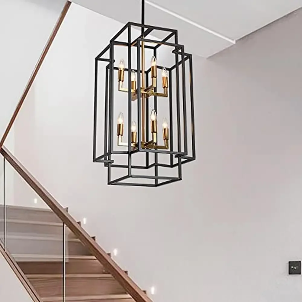 Industrial Tiered Pendant Chandelier 31.5