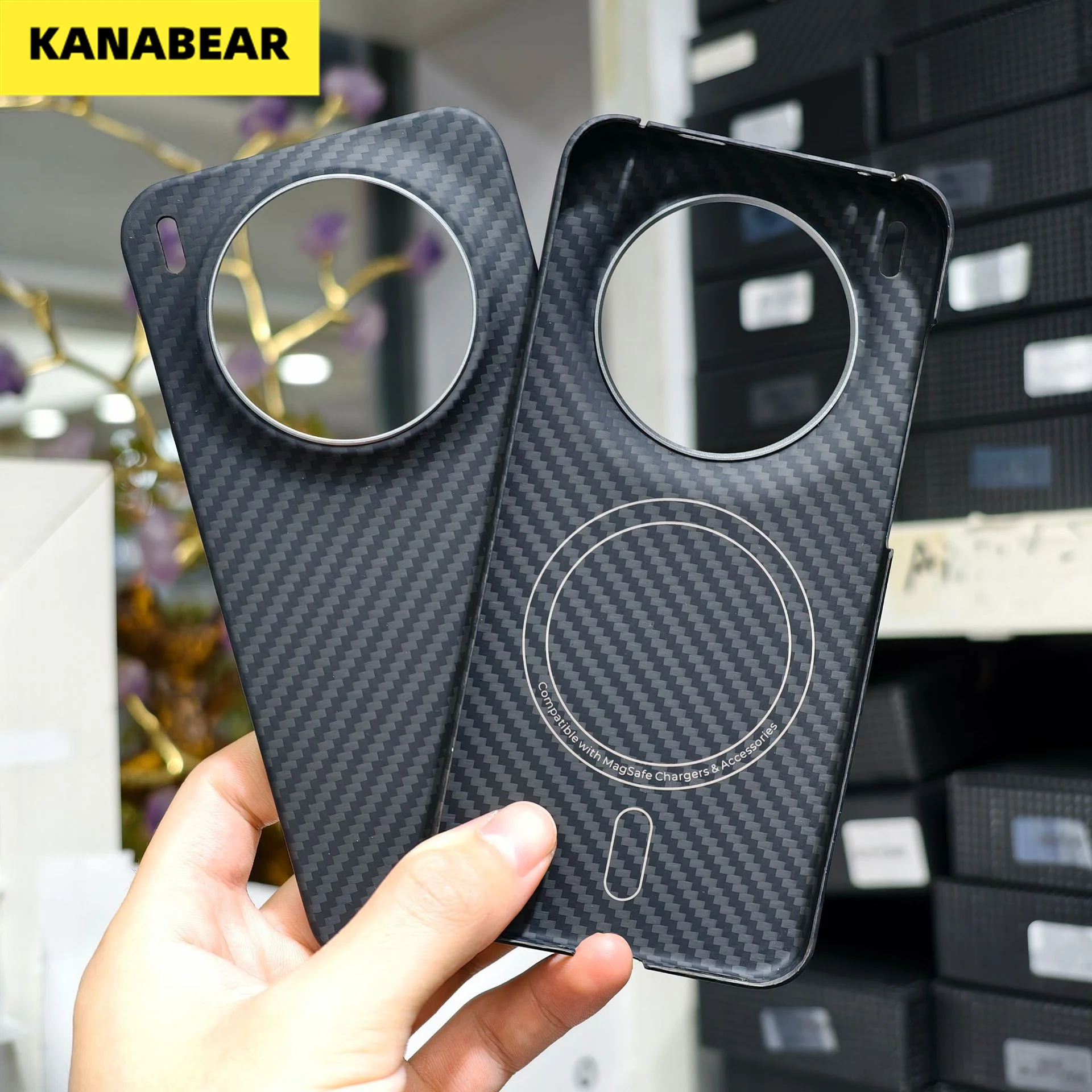 

Kevlar Aramid Magnetic Case for VIVO X300 Pro, Ultra - Thin Premium Shockproof MagSafe Compatible Protective Cover