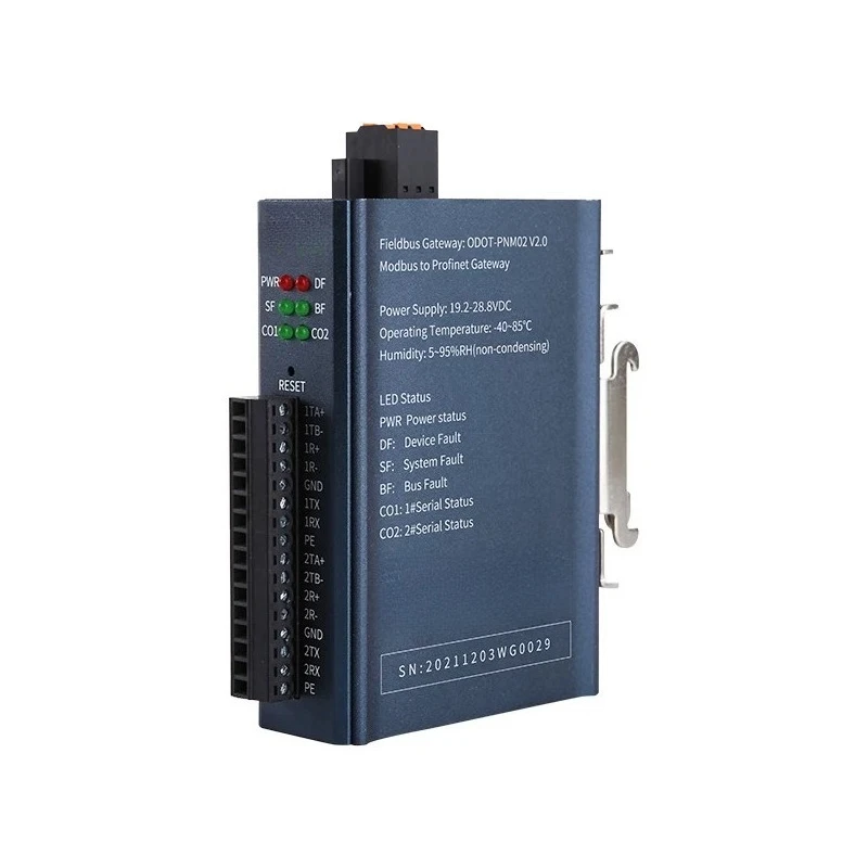 For Industrial Gateway RS485 and Profinet Interoperability Modbus RTU Protocol Conversion, Dual Serial Ports