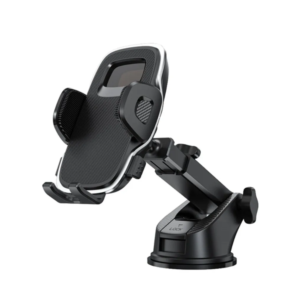 

Car Phone Holder 2 in 1 Car Phone Mount for Car Dashboard/Windscreen One Button Release and 360° Rotation for All Phones