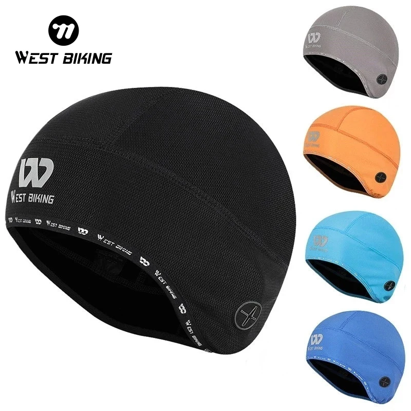 WEST BIKING Cycling Thermal Hat Bike Motorcycle Ski Headwear Helmet Liner Skull Cap Outdoor Sports Winter Beanie For Men Women