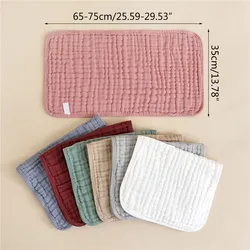 Baby Muslin Burp Cloths Pure Cotton Washcloths 6 Layers  Absorbent Soft Towel Gauze Facecloth Saliva Towel Feeding Stuff