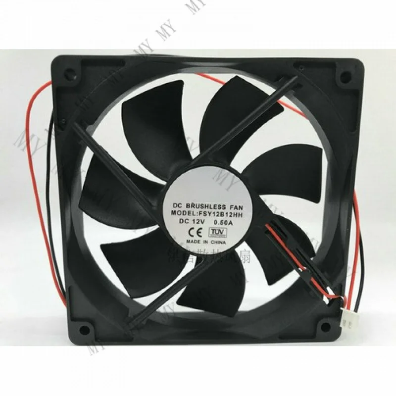 

TT for FONSONING 12CM 12025 FSY12B12HH DC12V 0.50A Gale volume fan